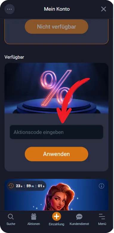 Code aktivieren