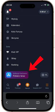 Vox Casino iOS download