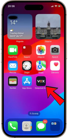 Vox Casino iOS menu