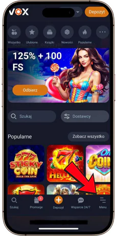 Vox Casino iOS