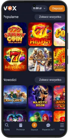 Vox Casino Sloty