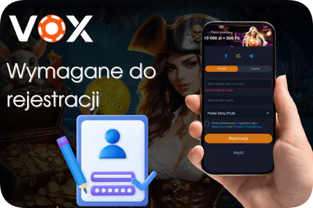 Vox Casino rejestacji