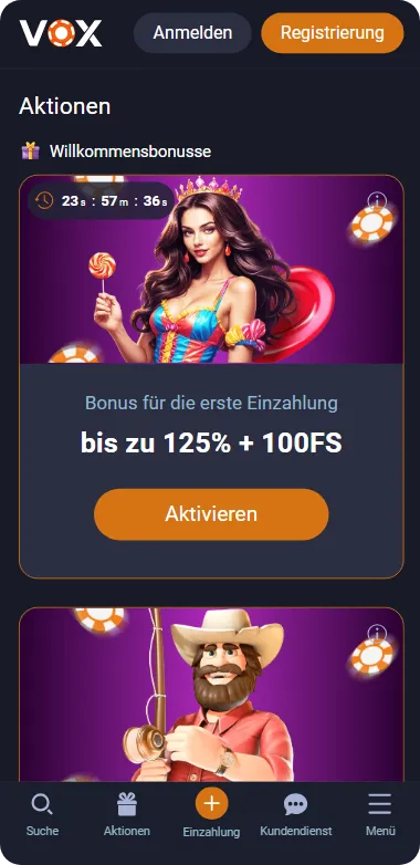 aktionen Vox Casino