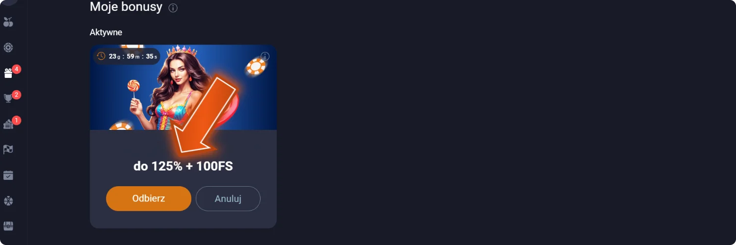 Aktywuj bonus