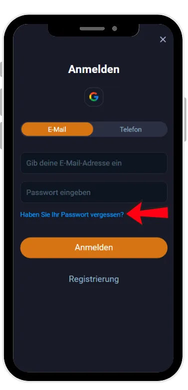 Vox Casino Passwortwiederherstellung