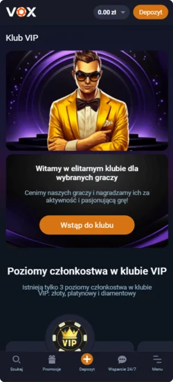 Vox Casino Klub VIP