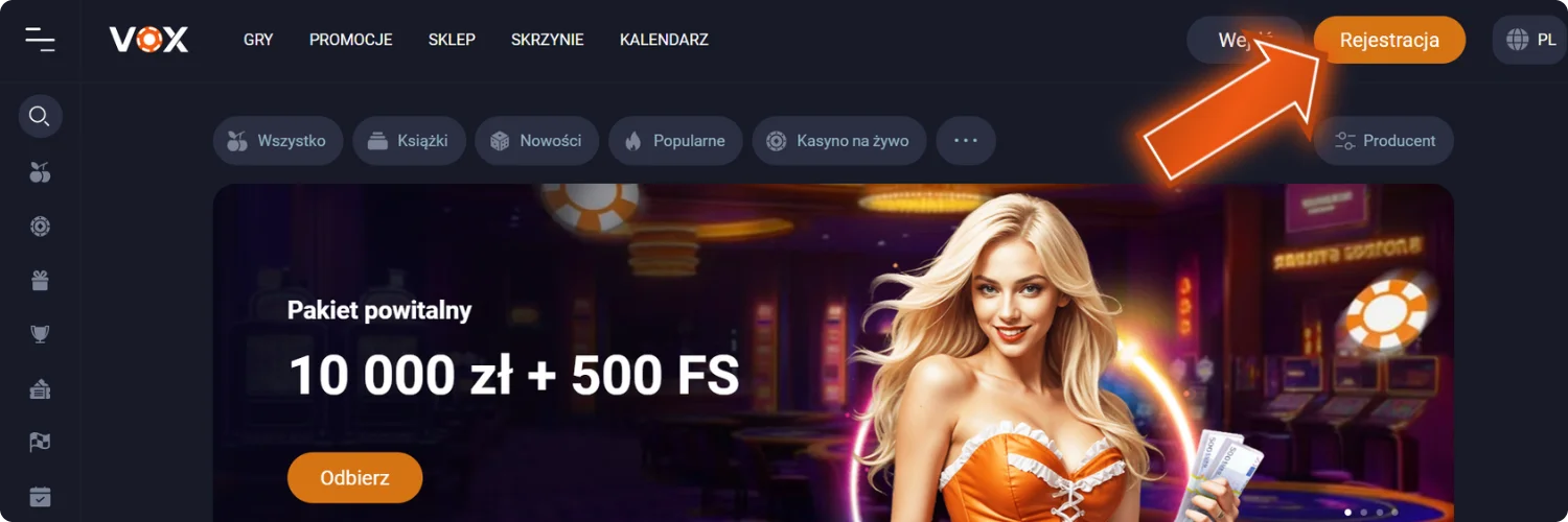 Zarejestruj konto