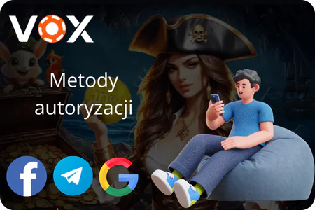 Vox Casino metody autoryzacji