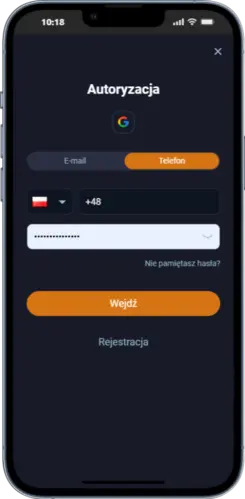 Krok 2 — Wybierz metodę rejestracji — Vox Casino