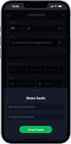 Krok 4 — Ustaw nowe hasło — Vox Casino